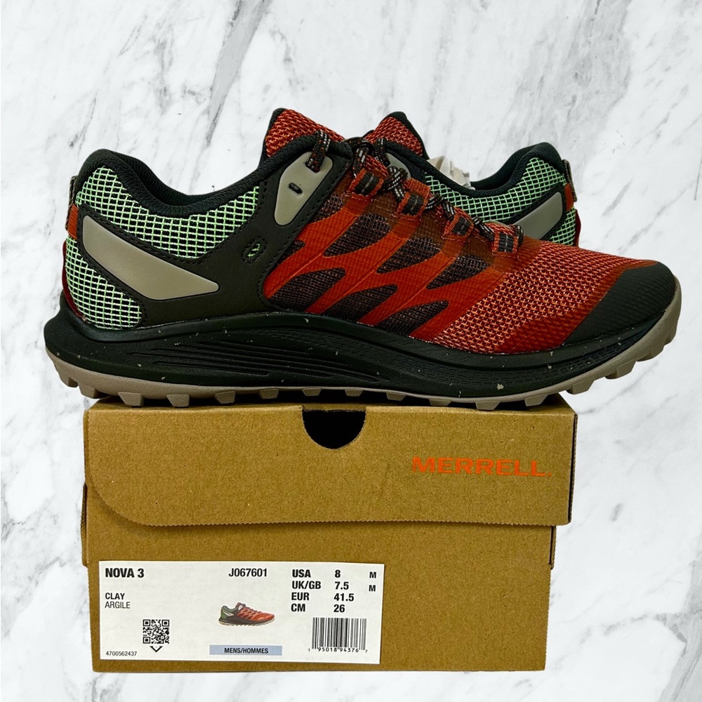 New Merrell Men's Nova 3 Clay Sneaker Hiking Running / Size 8